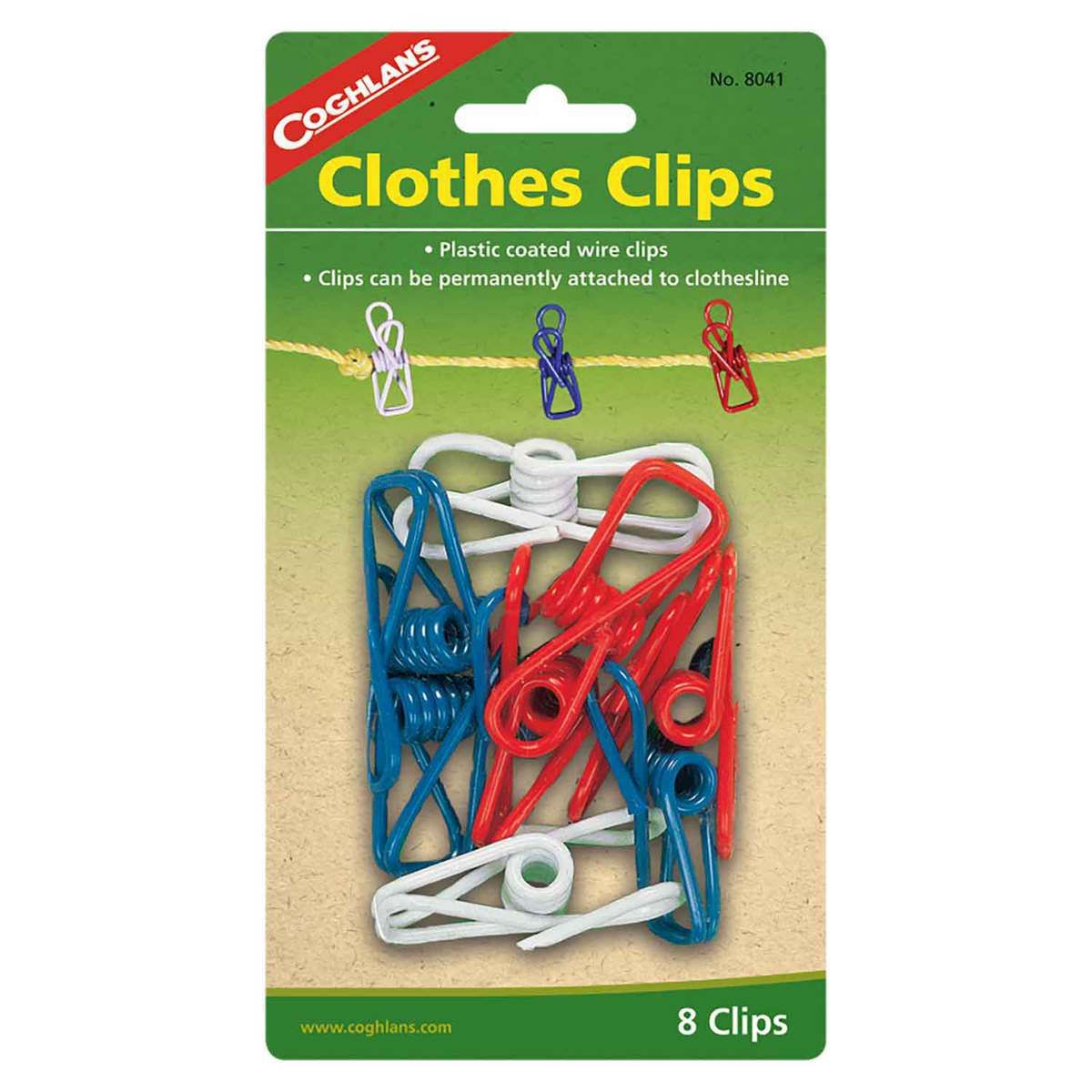 Coghlan's Clothes Clips - pkg of 8