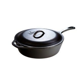 Lodge 12” 5 Qt Covered Deep Skillet