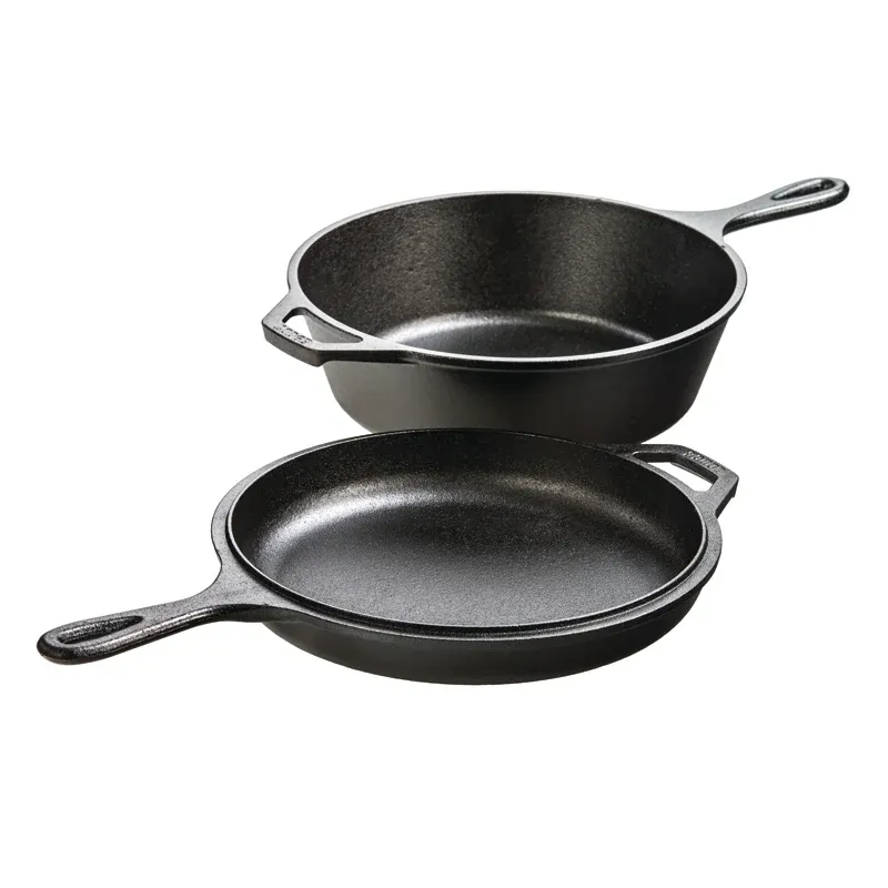Lodge 3.2Qt Cast Iron Combo Cooker