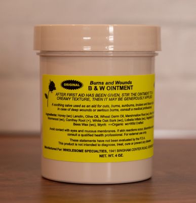 B&amp;W Brand Gentle and Natural Amish Ointment 4 oz