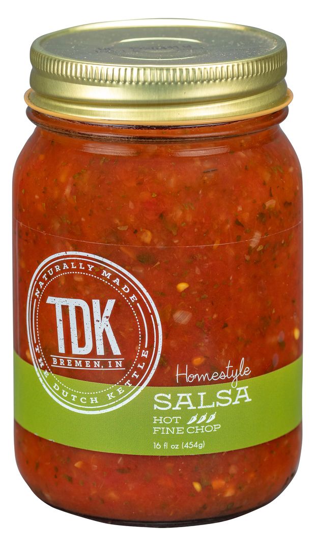 The Dutch Kettle Hot Fine Chopped Salsa