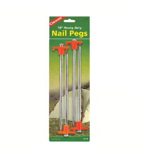 Coghlan's Nail Pegs, 10” - pk of 4
