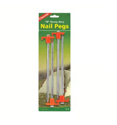 Coghlan's Nail Pegs, 10” - pk of 4