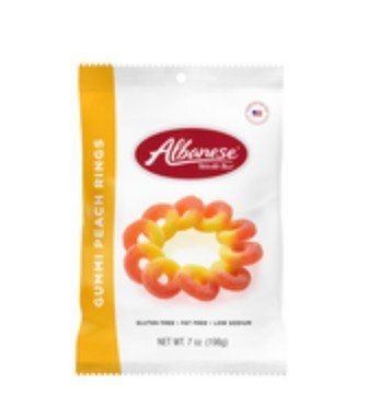 Albanese Gummi Peach Rings