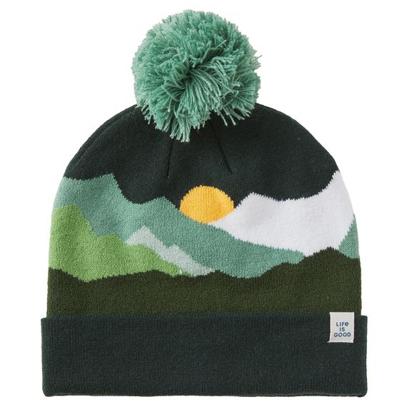Life is Good 'Life Isn’t Perfect' Spruce Green Beanie - Adult