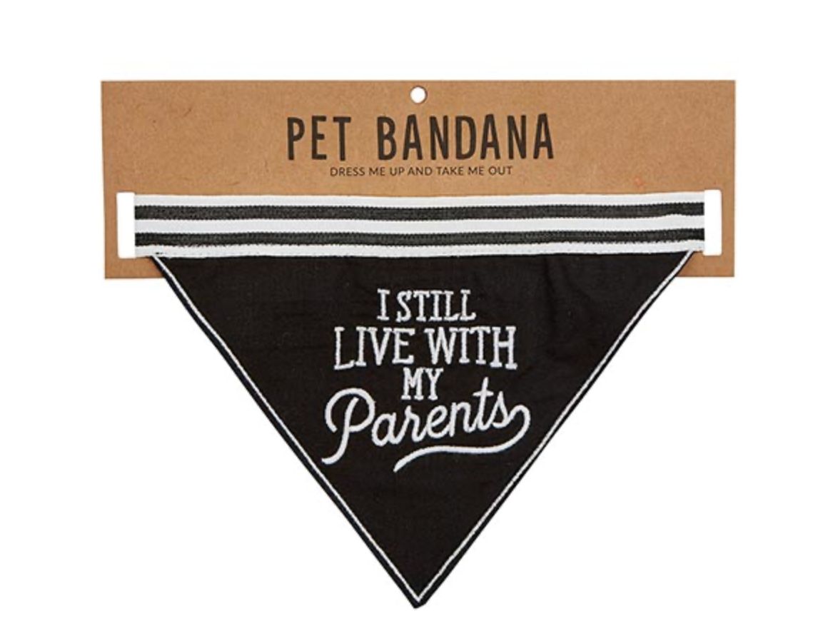 Live w/Parents Pet Bandana