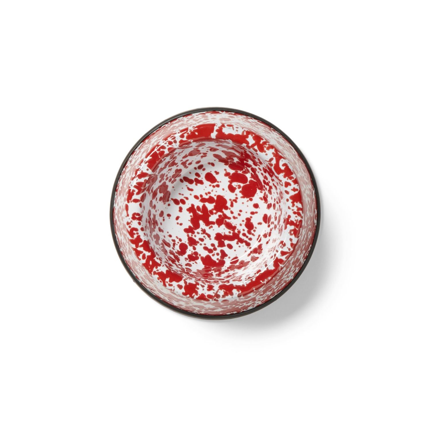 Crow Canyon Small Splatter Enamel Pet Bowl