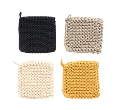 Cotton Crocheted Pot Holder