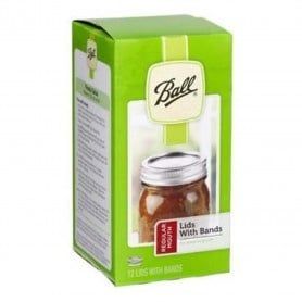 Ball Regular Mouth Lids and Bands 12 ct