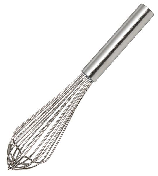 12” French Whip Stainless Steel