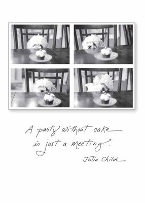 A party without cake is just a meeting. - Birthday Card