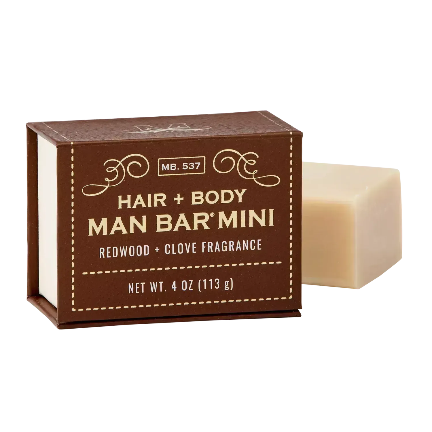 Man Bar Mini 4 oz - Redwood &amp; Clove
