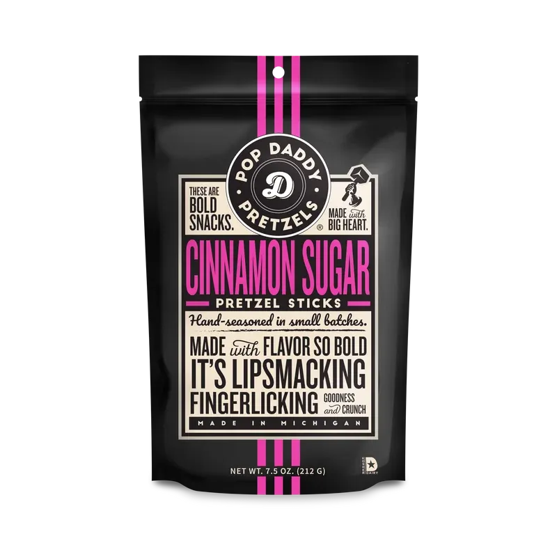Pop Daddy Cinnamon Sugar Pretzels