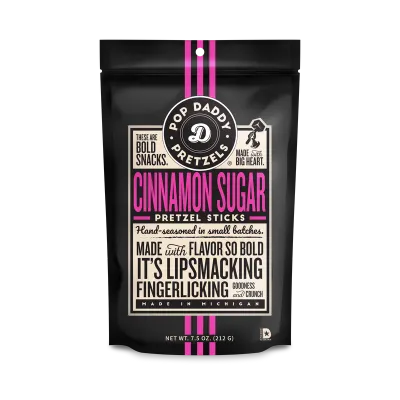Pop Daddy Cinnamon Sugar Pretzels