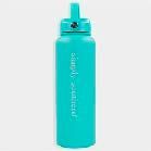 Water Bottle 40oz Aqua