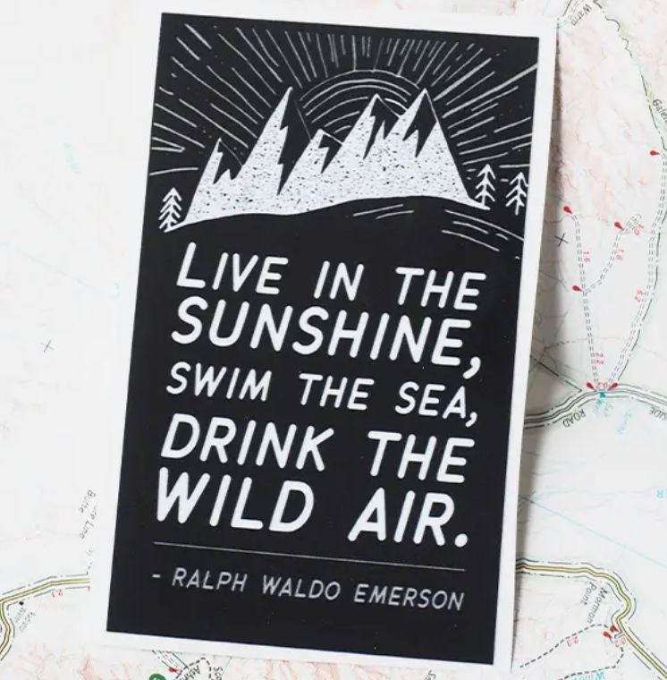 Drink the Wild Air Sticker