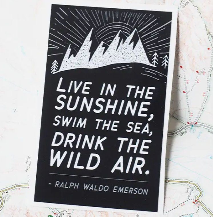 Drink the Wild Air Sticker