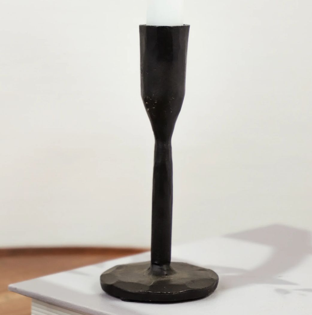 6" Iron Candle Holder