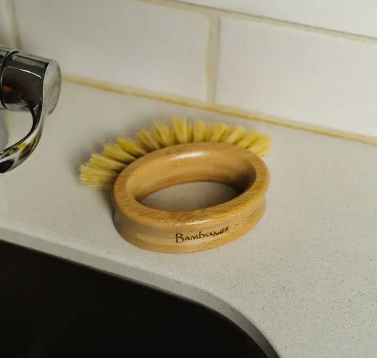Bamboo Oval Cleaning Brush