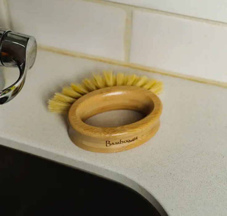 Bamboo Oval Cleaning Brush