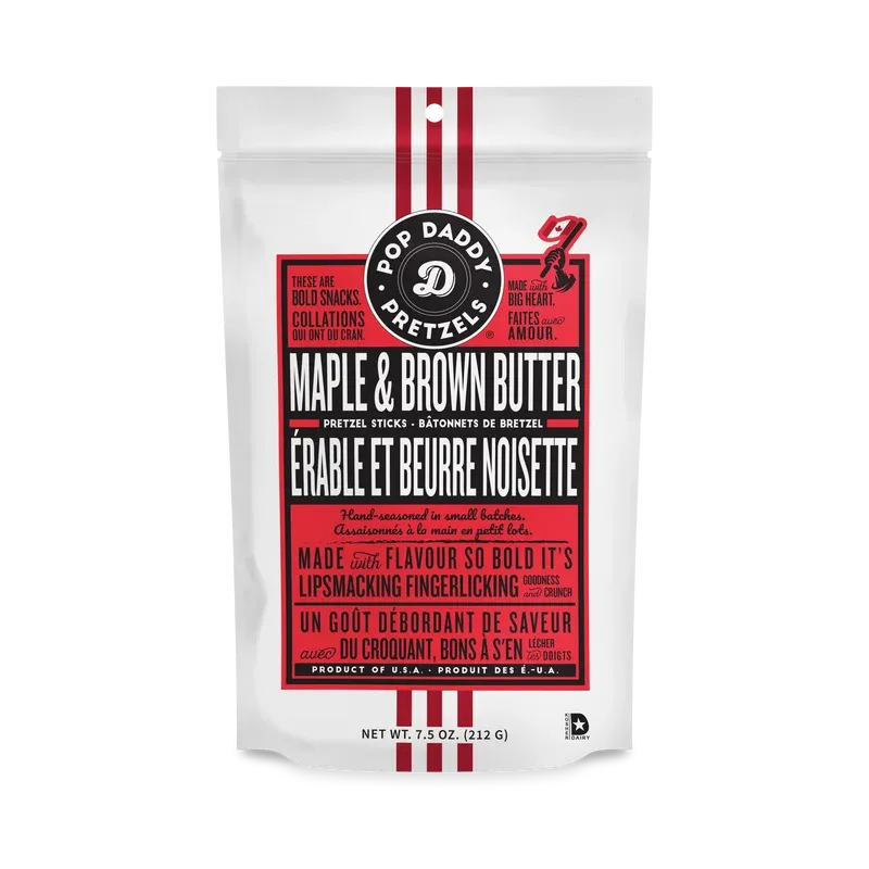 Pop Daddy Maple Brown Butter Pretzels