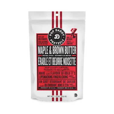 Pop Daddy Maple Brown Butter Pretzels