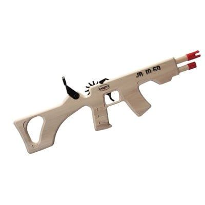Rubber Band Gun Jr. M-60 Rifle - Yellow Ammo