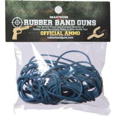 Rubber Band Gun Blue Ammo 1 oz - Long Rifle