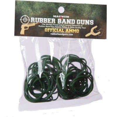 Rubber Band Gun Green Ammo 1 oz - Short Pistol