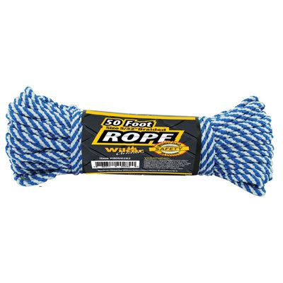 Color Braid 5/32” x 50’ Utility Rope - Assorted
