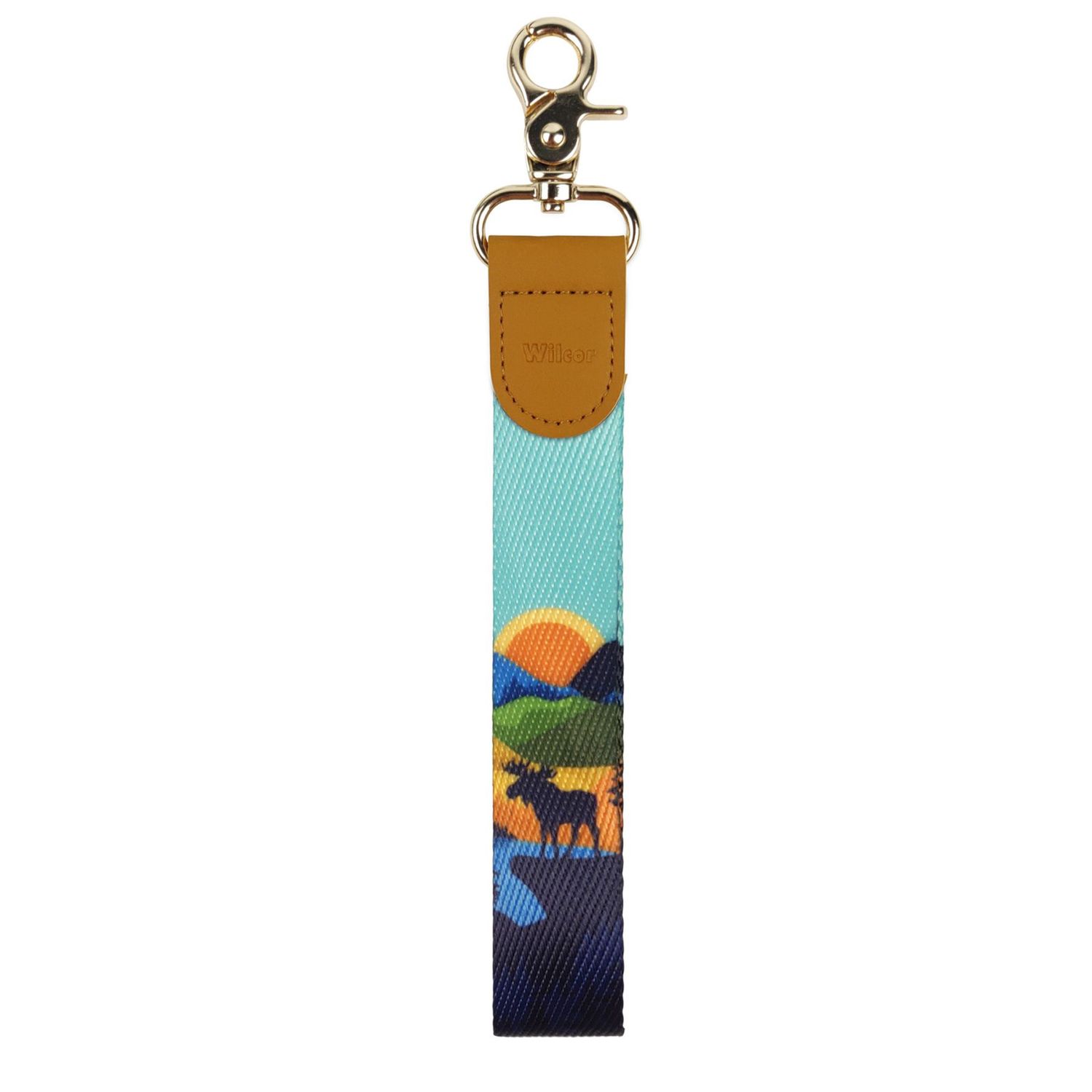 Keychain Strap Moose Scene