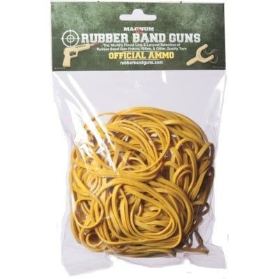 Rubber Band Gun Yellow Ammo 4 oz - Long Pistol/Short Rifle