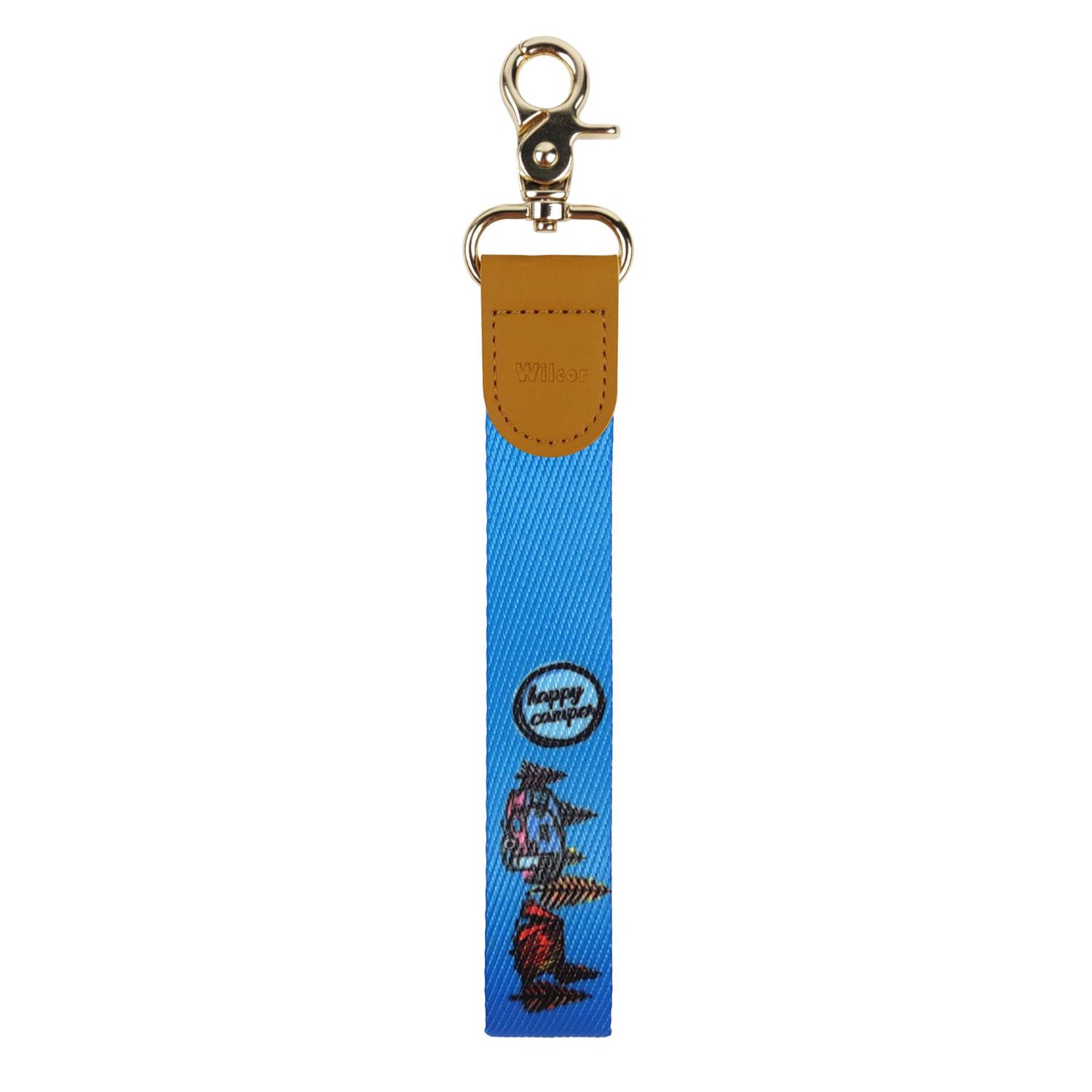 Keychain Strap Happy Camper