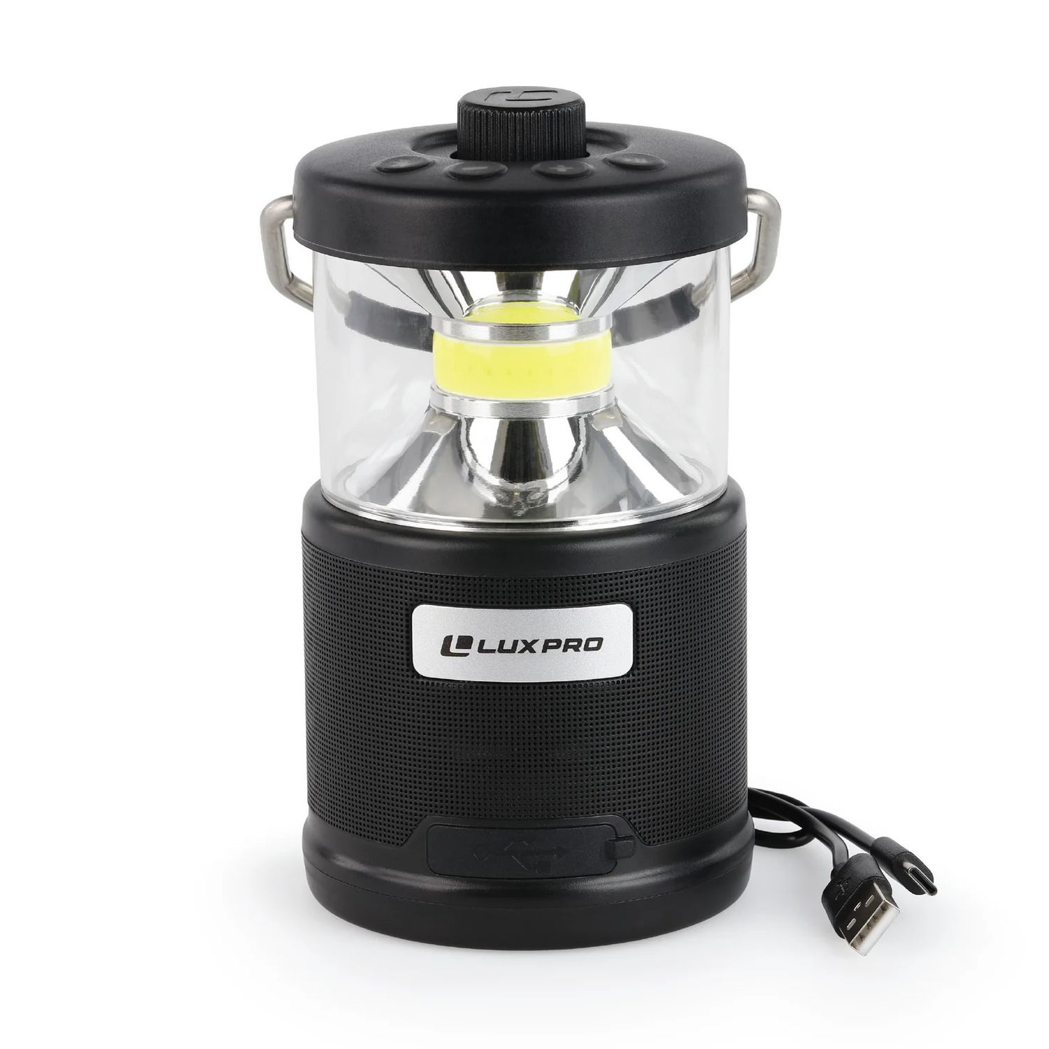 Luxpro Rechargeable 572 Lumen Lantern w/ Bluetooth Speaker