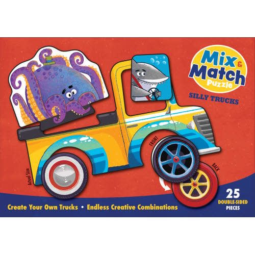 Silly Trucks Mix &amp; Match Puzzle