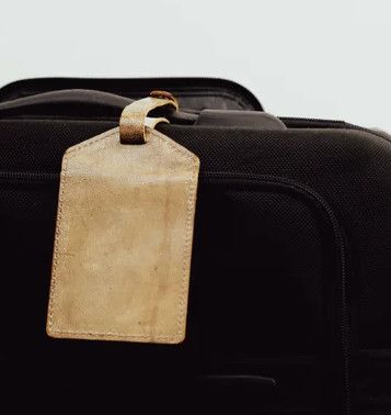 Leather Luggage Tag