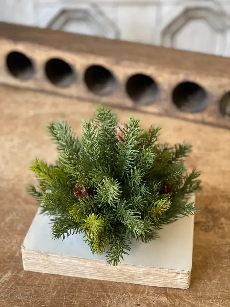 White Spruce Half Sphere 8”