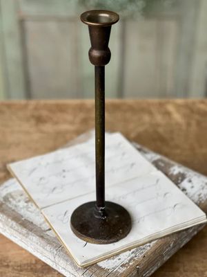 Maglia Antique Brass 12.5” Candle Holder