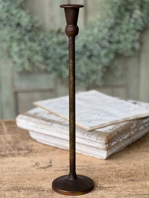 Maglia Antique Brass Candle Holder 15”