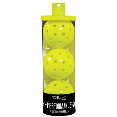 Franklin X-40 Performance Outdoor Ball - 3 Pack Optic Yellow