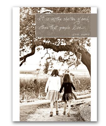 In the Shelter of Each Other - Friendship