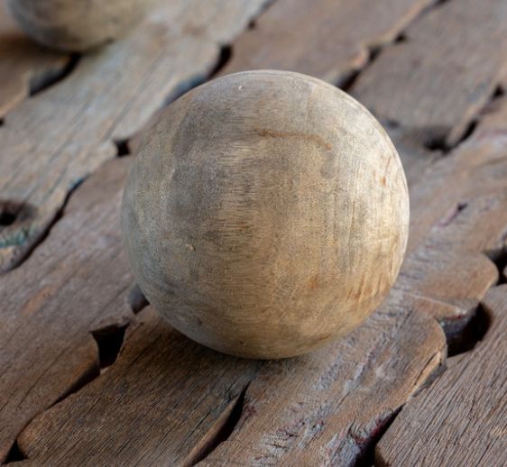 Primitive Wood Sphere Medium 4"