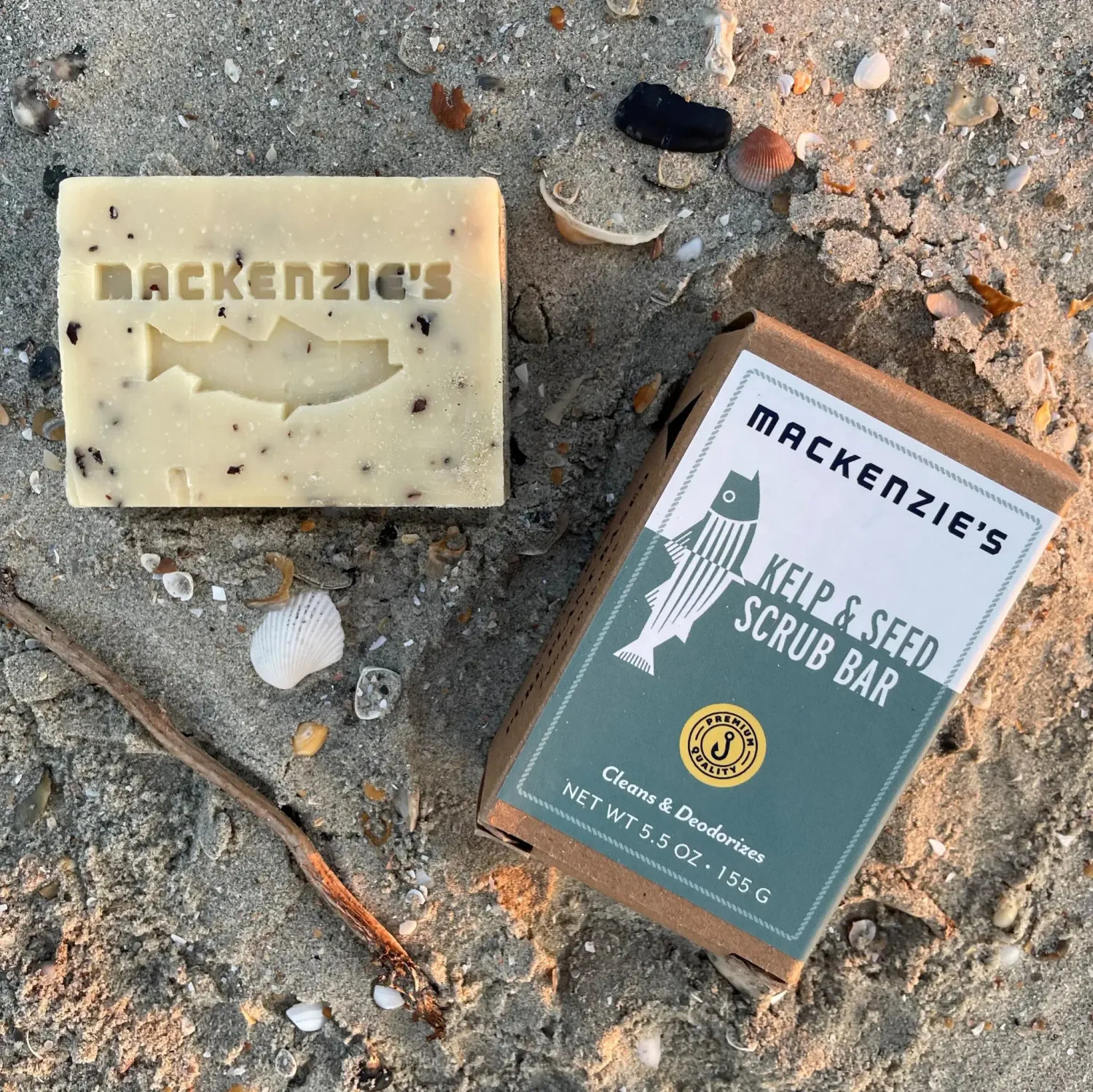 MacKenzie's Kelp and Seed Scrub Bar 5.5 oz
