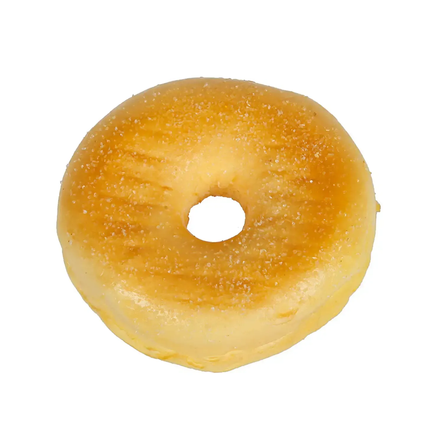 Artificial Faux Sugar Donut 3.75”