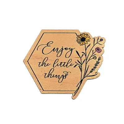 Wooden Magnet - Enjoy The Little Things