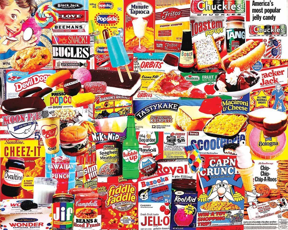 White Mountain Things I Ate As a Kid Puzzle 1,000 pc