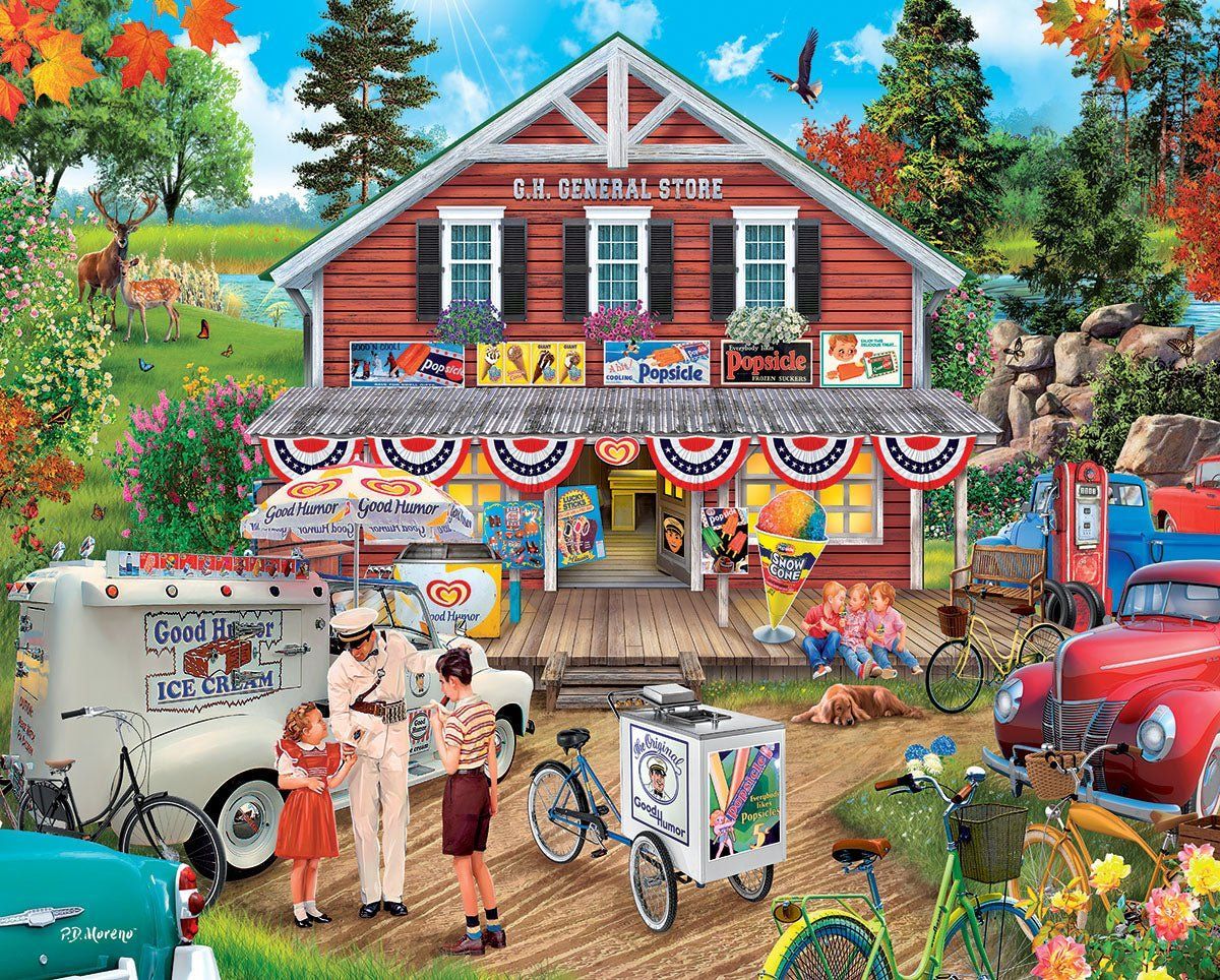 White Mountain Good Humor General Store Puzzle 1,000 pc