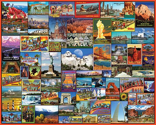 White Mountain Best Places in America Puzzle 1,000 pc