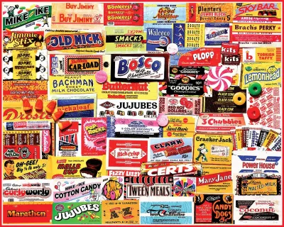 White Mountain Candy Wrappers Puzzle 1,000 pc