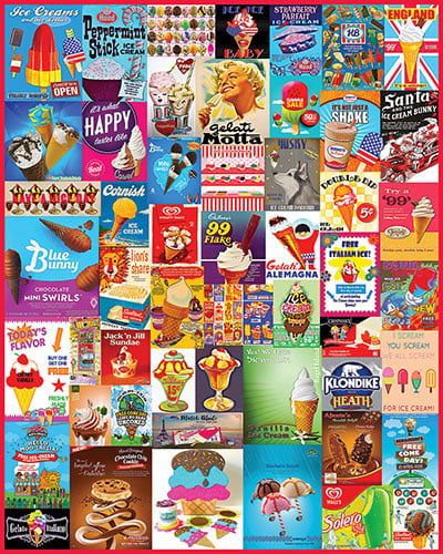 White Mountain I Scream For Ice Cream Puzzle 1,000 pc